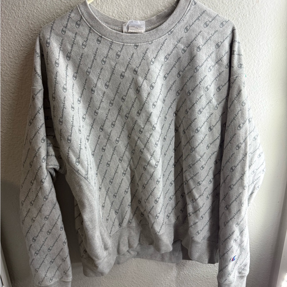 Champion Reverse Weave Sweatshirt in Gray